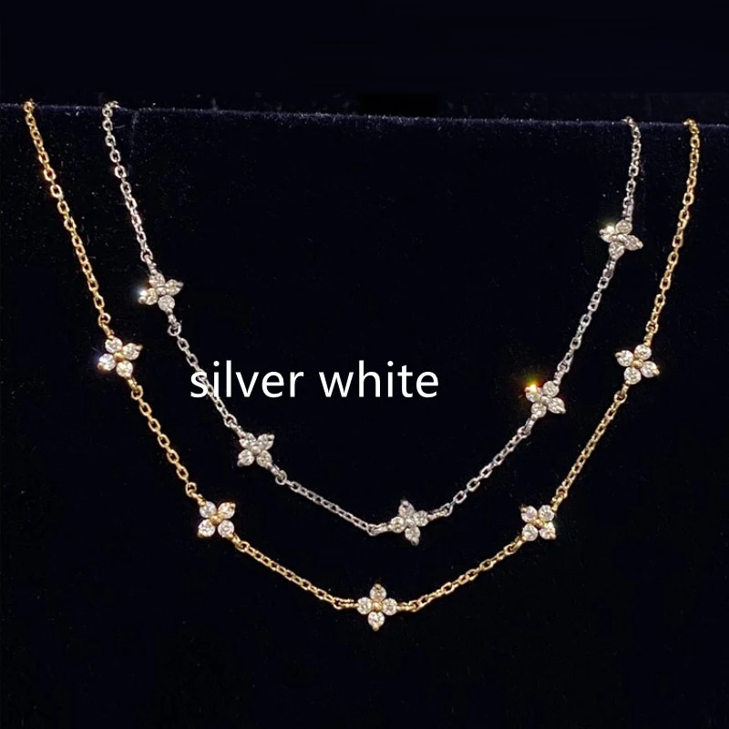 Pulseira feminina de zircônia dourada em prata S925 banhada a ouro 18K. Brilho e elegância, perfeita para qualquer ocasião. Um toque sofisticado e feminino. — foto 1