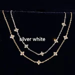 Pulseira feminina de zircônia dourada em prata S925 banhada a ouro 18K. Brilho e elegância, perfeita para qualquer ocasião. Um toque sofisticado e feminino. — foto 1