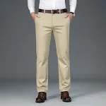 Men's Middle-Aged Loose Business Casual Pants Comfortable and Stylish Everyday Wear Perfect for Office or Casual Occasio — photo 2
