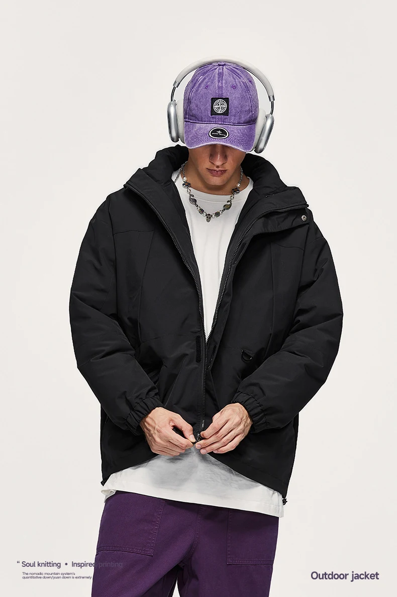 Title 6, Outdoor 3-in-1 Fleece-Lined Thickened Removable...