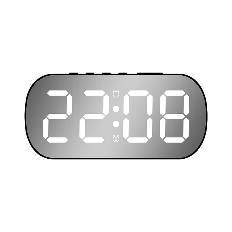 Minimalist Ins Style LED Digital Desktop Alarm Clock offers modern design, easy to read display, adjustable brightness, — photo 10