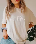 European and American Vintage Fashion Washed Multicolor Short Sleeve T-shirt. Casual summer style for women. Comfortable — photo 6