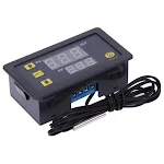 Módulo Termostato com Display Digital para Controle de Temperatura, controle preciso, fácil de usar, ideal para aquecimento, refrigeração e projetos DIY. — foto 9