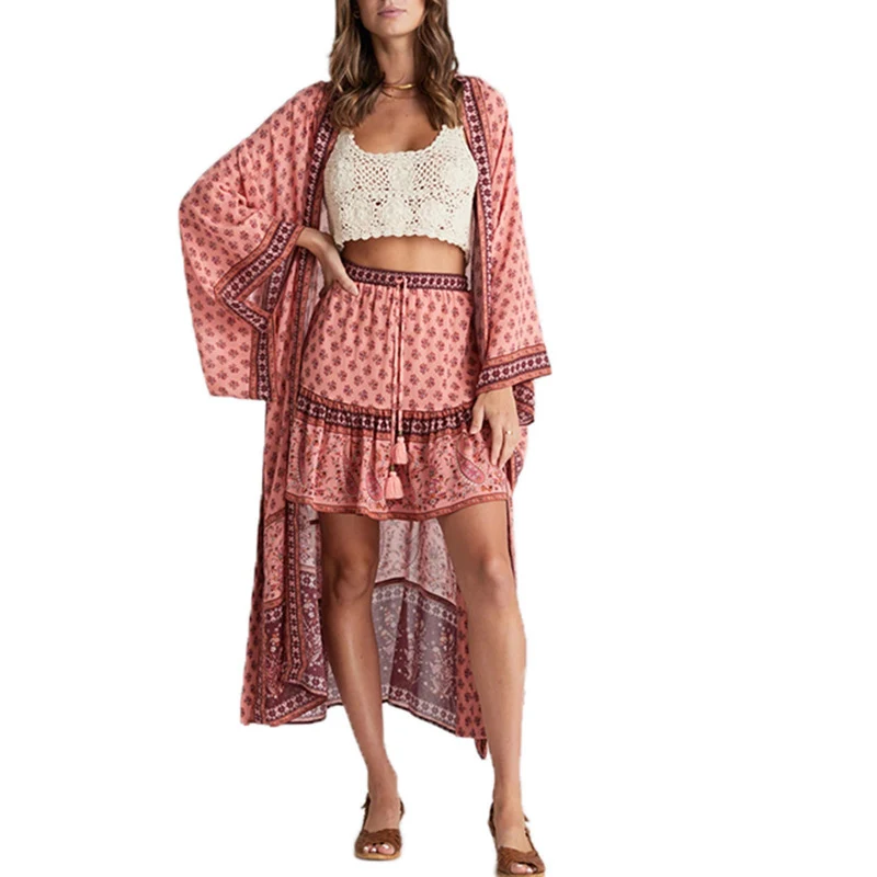 Title 4, Beach Skirt Womens Seaside Holiday Cardigan
