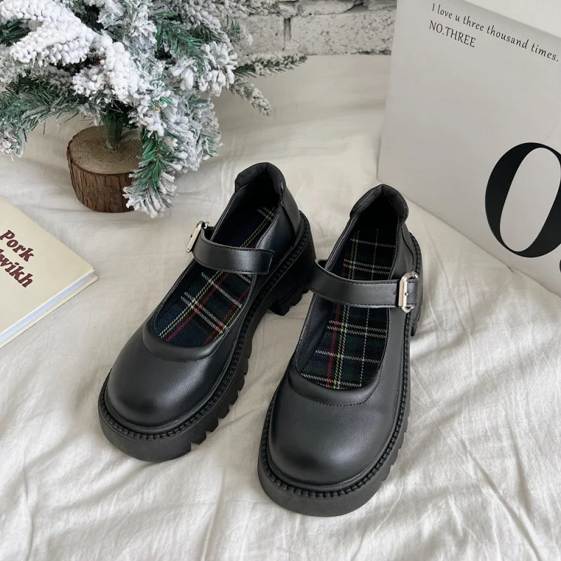 Title 5, New Japanese JK Small Leather Shoes Comfortable...