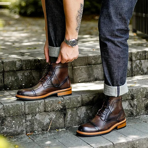 Title 3, Autumn and Winter New British Mens Retro Marti...