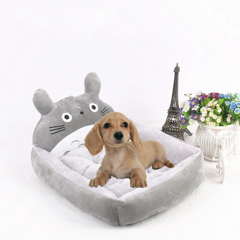 Title 1, Winter Warm Puppy Cat Bed Sofa Washable Cartoon...
