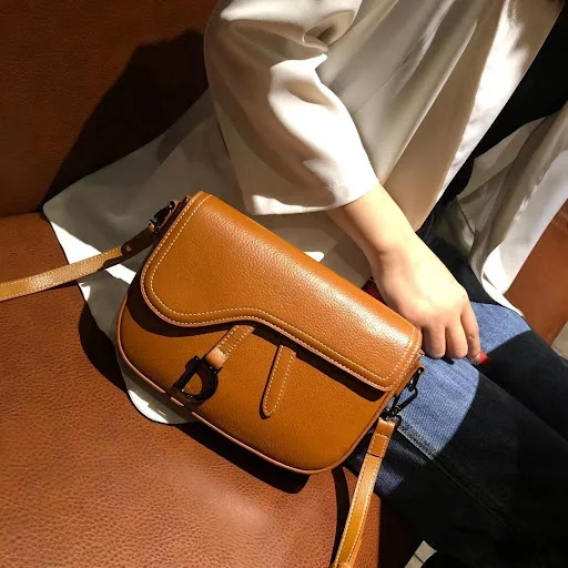 Title 6, Korean Womens Leather Shoulder Bag Messenger Bag