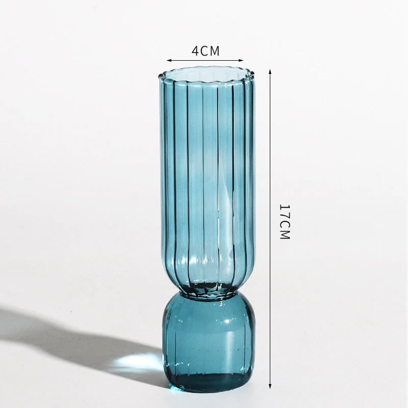 Title 5, European Design Small Vase Glass Container Eleg...