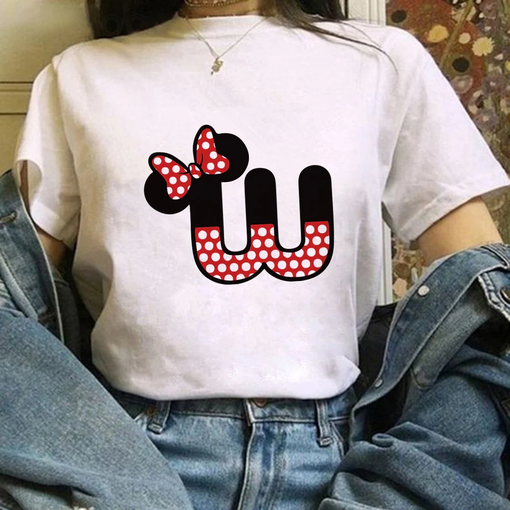 Title 14, 26 Engelse letters A-Z Wit T-shirt met korte mo...
