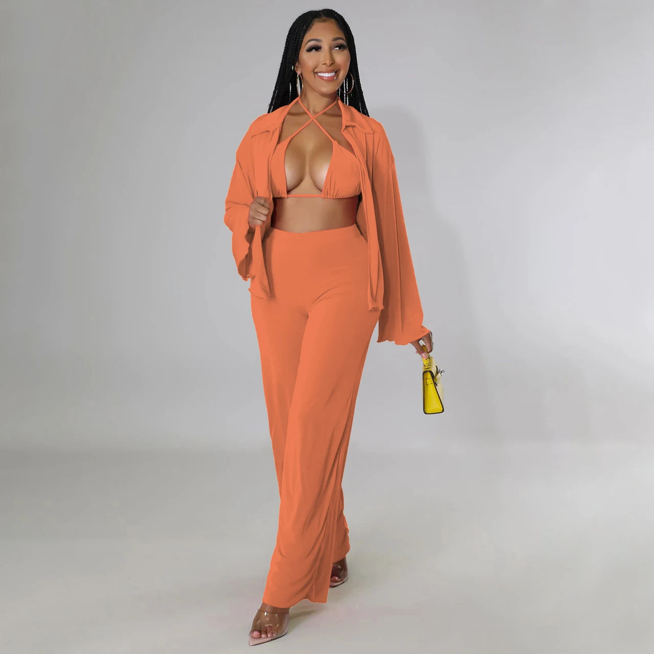 Title 9, Womens Fashion Casual Long Sleeve Bikini Wide ...