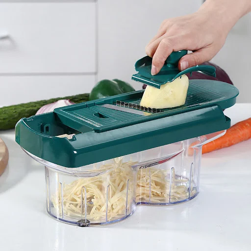 Title 4, Multi-function Vegetable Cutter For Manual Minc...