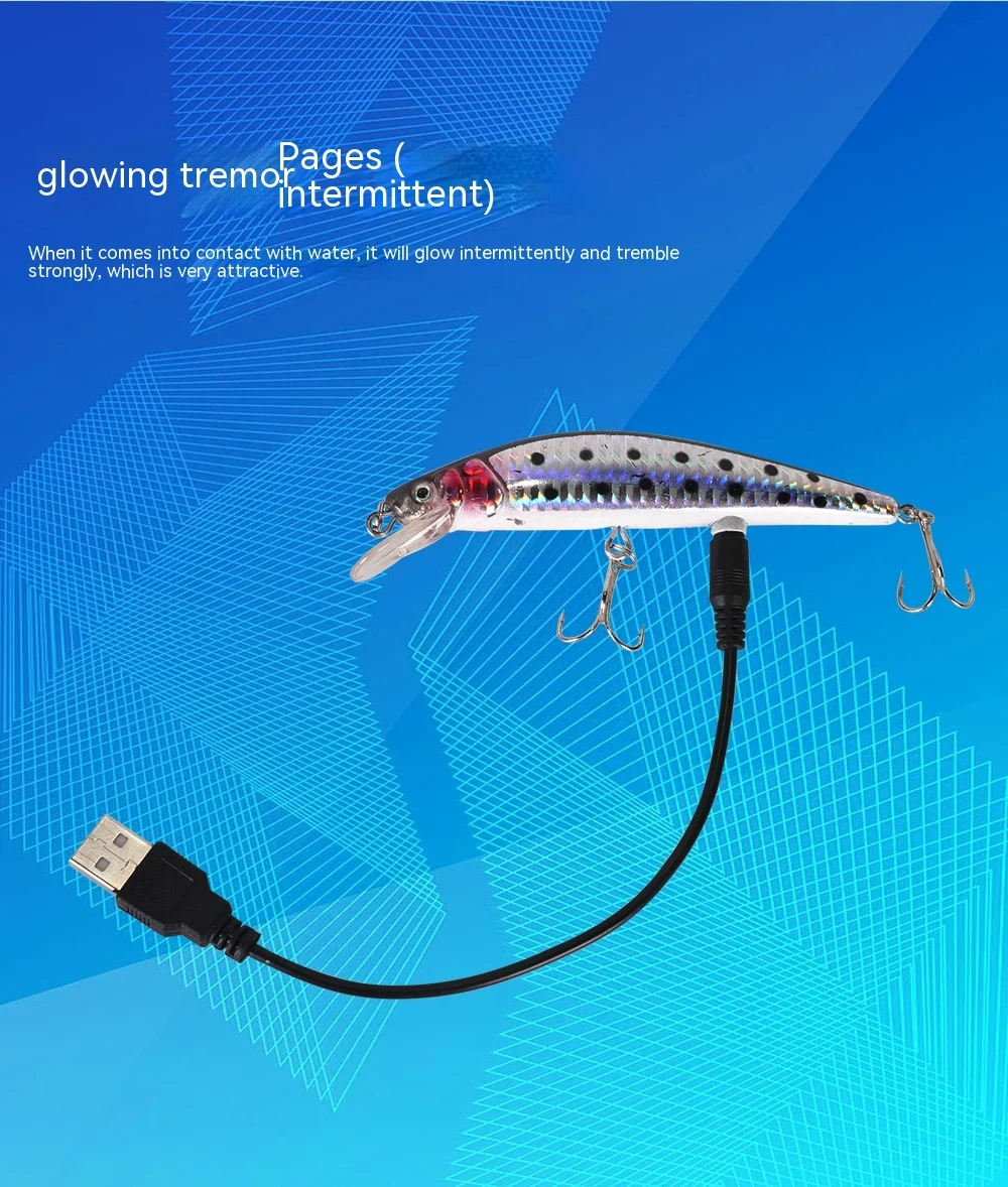 Title 12, Floating Mino Elektrische USB Köderlampe Leucht...