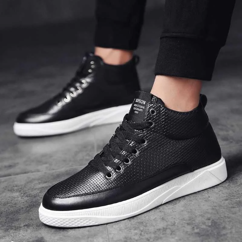 Men's casual high-top sneakers for everyday comfort and style. Featuring modern design, perfect for casual wear, durable — photo 3