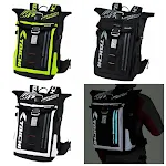 Mochila Motocross Rider Racing Bag RSB272 com luz noturna LED, resistente à água, ideal para corridas e pilotagem com segurança e visibilidade. — foto 7