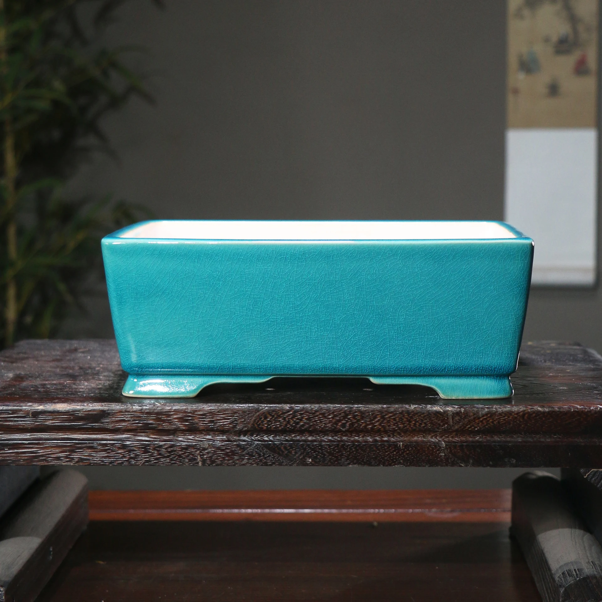 Purple Sand Zen Rectangular Trough. Cultivate plants, flowers, or succulents in this stylish planter. Ideal for indoor o — photo 6
