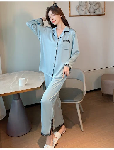 Title 18, Lace Split Ladies Homewear Autumn And Winter