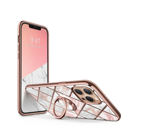 Title 1, Phone case ring provides a secure grip, 360-deg...