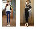 Calças Stretch Coreanas Slim Lápis Para Mulher Ajuste Perfeito Conforto e Estilo Elegante Ideal Para o Dia a Dia ou Eventos — foto 1