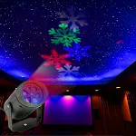 Luz de palco laser flash gráfico 4 em 1. Crie efeitos visuais incríveis com laser, flash e gráficos para eventos e shows memoráveis. — foto 2