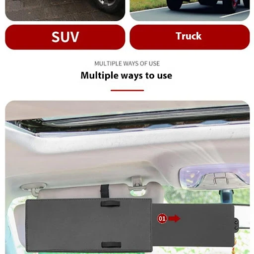 Title 14, Portable Automobile Sun Shade with Retractable ...