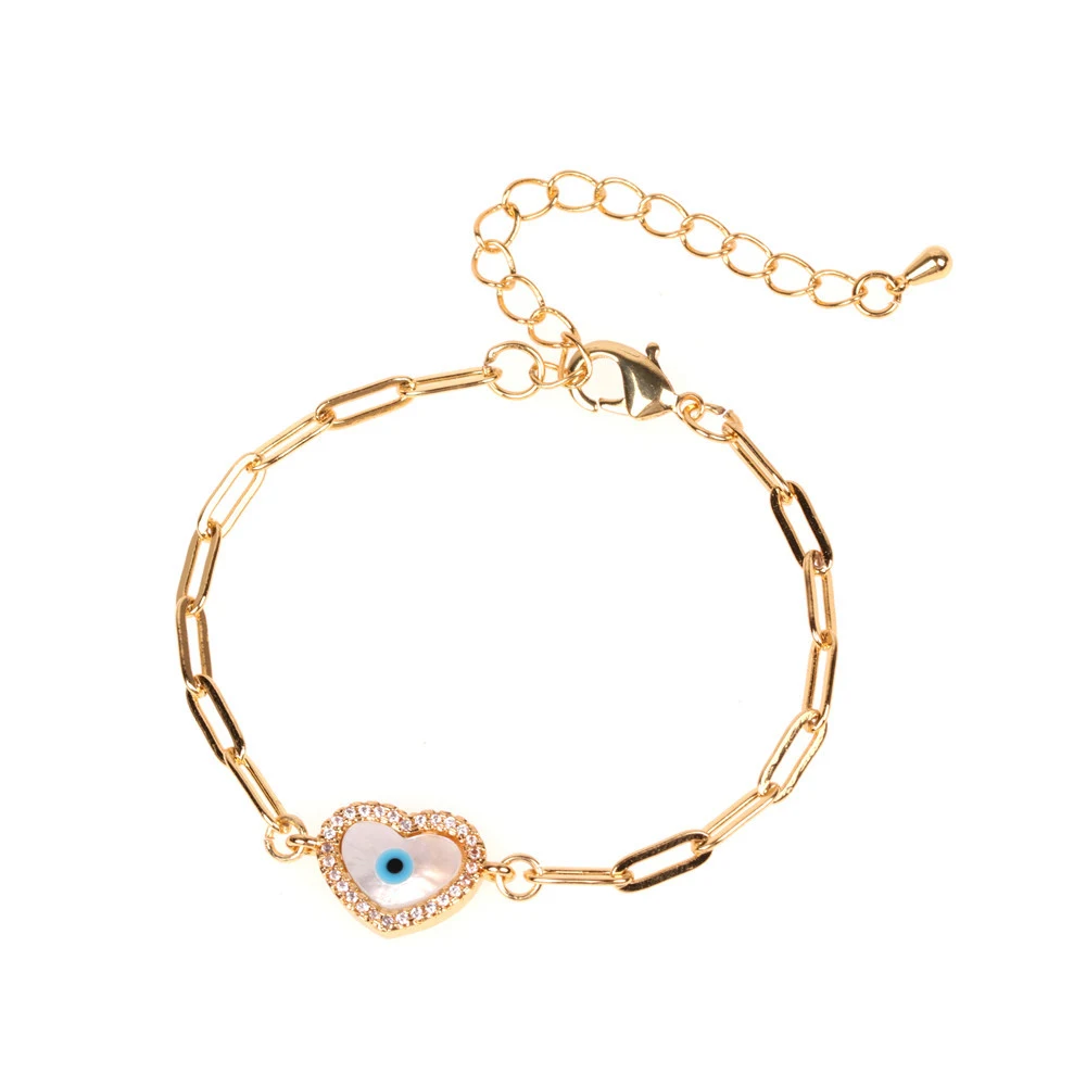 Diamond Shell Palm Eye Armband, beschermend en stijlvol, met uniek design en fonkelende details voor de blik — foto 8