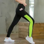Women's Yoga Pants with Pocket Tights Energy Seamless Sports Pants High Waist Sport Leggings Fitness Running Pant — photo 8