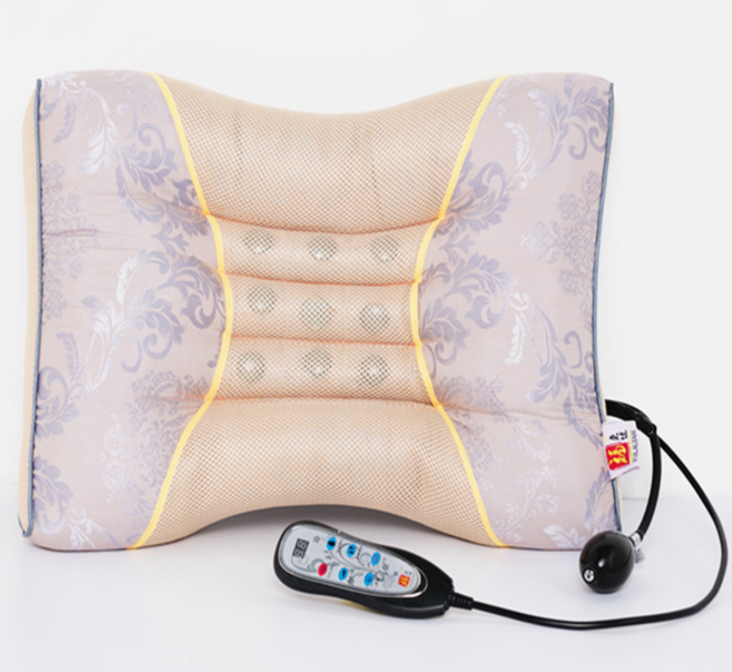 Travesseiro inflável aquecido para conforto portátil. Ideal para viagens, camping e relaxamento, oferecendo calor e apoio onde você estiver. — foto 1