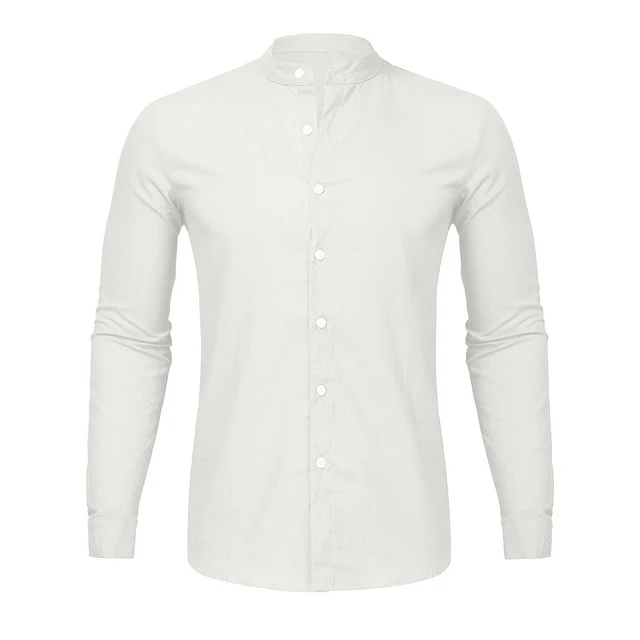 Title 5, Camisa cardigan manga longa masculina. Conforto...