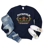 Felpa Vintage Pottsfield Harvest Festival Over The Gard, perfetta per l'autunno. Comoda, elegante e ideale per festival e celebrazioni. — foto 16