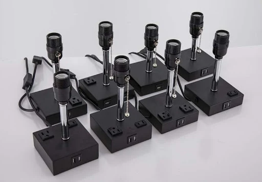 Title 9, Bedside touch table lamp with three-gear dimmab...