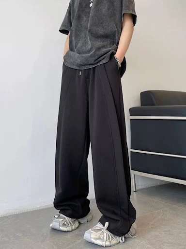 Title 5, American Deconstruction Sweatpants Pu Shuai Wid...