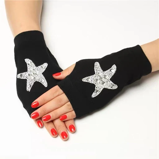 Title 3, Sailor Dance Gloves Female Willow Nails Fingerl...