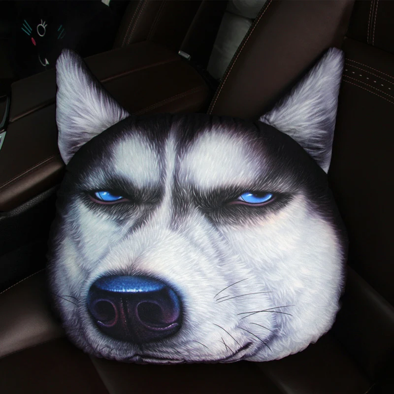 Title 14, God Annoying Dog Head Pillow Simulation Funny f...