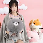 Pelúcia Cobertor Boneca Fofinha Veículo Multiuso Um brinquedo macio, quente e versátil para crianças, perfeito para abraçar, brincar e viajar. — foto 6