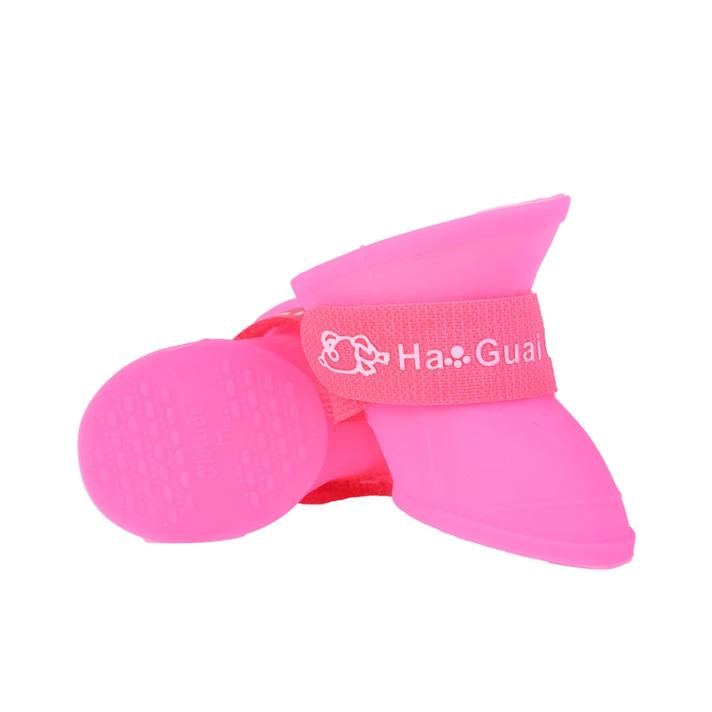 Direct Supply Of Soft Silicone Pet Shoes Waterproof Protect your dog's paws comfortably and safely in any weather condit — photo 1