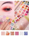 Matte Glitter Pearlescent Net Red Eyeshadow Palette for stunning eye looks. Create long-lasting, shimmering effects with — photo 6