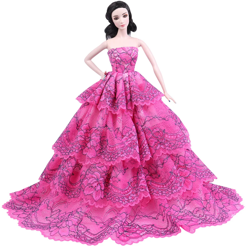 Title 7, 30cm High-end Melaleuca Wedding Dress Up Doll C...