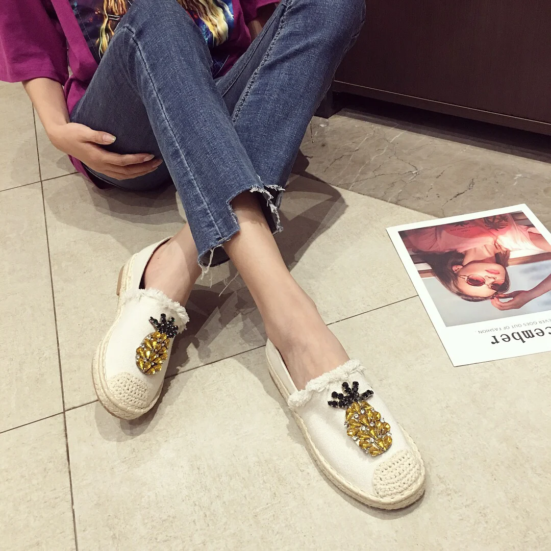 Title 9, Womens Pineapple Rhinestone Flats, perfect for...