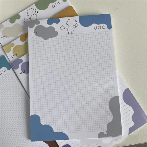 Title 3, INS Wind Marshmallow Dog Papel Adesivo B5 para ...