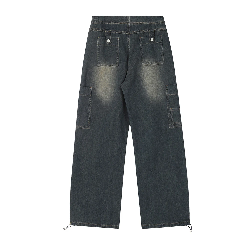 Pantaloni Jeans da Uomo per Abbigliamento da Lavoro Lavaggio Resistente e Comodo Ideale per Uso Quotidiano e Professionale — foto 10