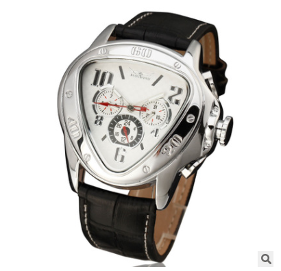Reloj JARAGAR automático para hombre, moda europea y americana con corazón y tres ojos. Elegancia y precisión para el ocio. — foto 2