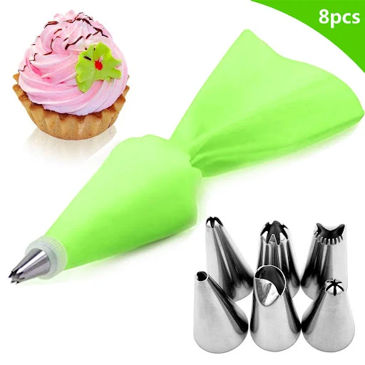Title 1, Cake Tool 4 Colors 6 Head Decorating Pouch, eas...