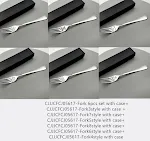 Fork 6pcs set with case