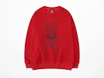 Roupa de cachorro com gola redonda, sem capuz, para homens e mulheres, marca de moda. Conforto e estilo, ideal para o dia a dia, com estampa divertida. — foto 3