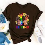 Ebay Independent Station Foreign Trade New Women's T-shirt BE KIND Casual Printing Spot Short-sleeved T-shirt Wholesale — photo 22