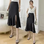 Dames Bust Slimmer Fishtail Rok met Split, slankt de taille, flatteert de figuur, elegante uitstraling, perfect voor een avondje uit of speciale gelegenheden — foto 4