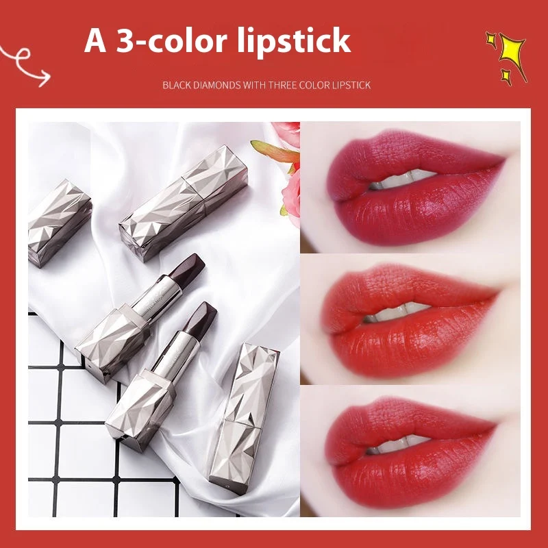 Temptation Of An Angel Black Diamond Plump Three-Color Matte Lipstick — photo 6