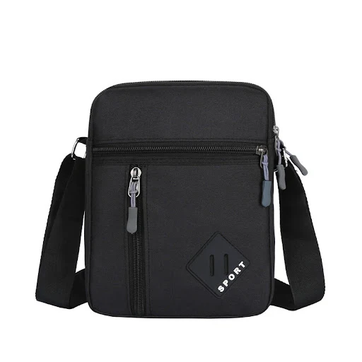 Title 5, Mens Fashion Casual Oxford Cloth Shoulder Mess...