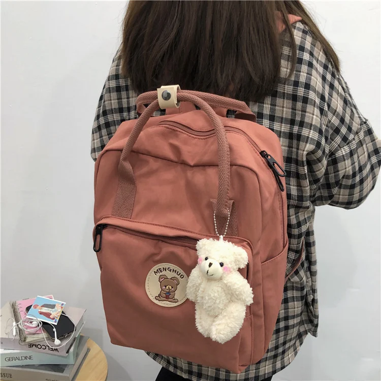 Mochila Fofa para Meninas do Departamento Fengsen da Faculdade, Bolsa Escolar Encantadora e Ideal para Estudantes. — foto 16